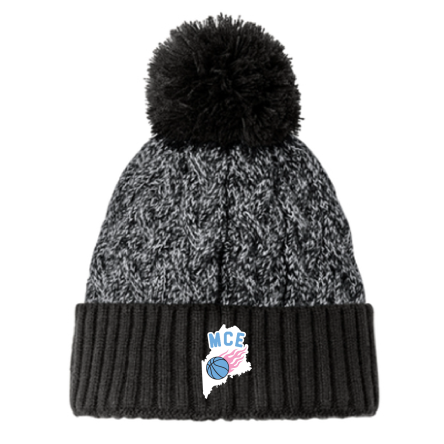 New Era Marled Knit Pom Beanie