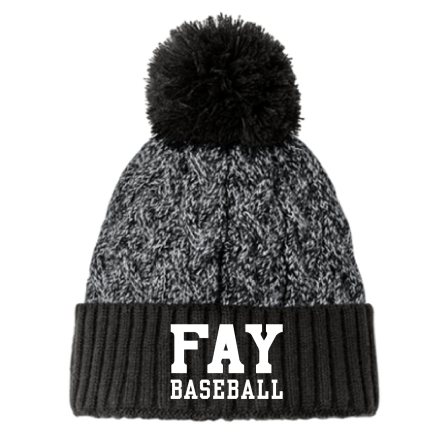 New Era Marled Knit Pom Beanie