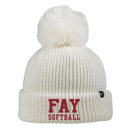 Ivory Pom Beanie