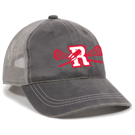 Charcoal/Grey Weathered Trucker Cap