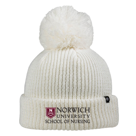 Ivory Pom Beanie