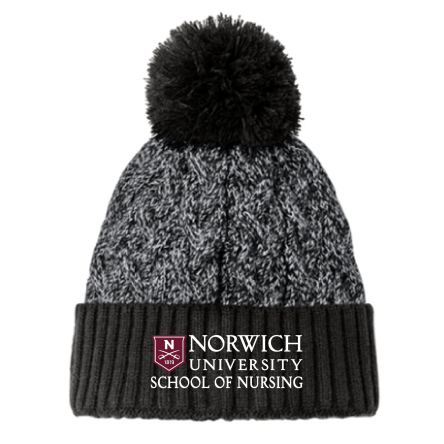 New Era Marled Knit Pom Beanie