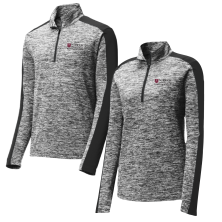 Electric Heather Colorblock 1/4 Zip Pullover