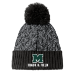 New Era Marled Knit Pom Beanie