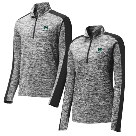 Electric Heather Colorblock 1/4 Zip Pullover