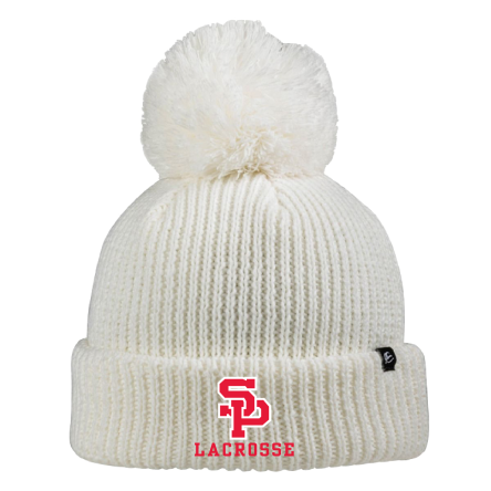 Ivory Pom Beanie