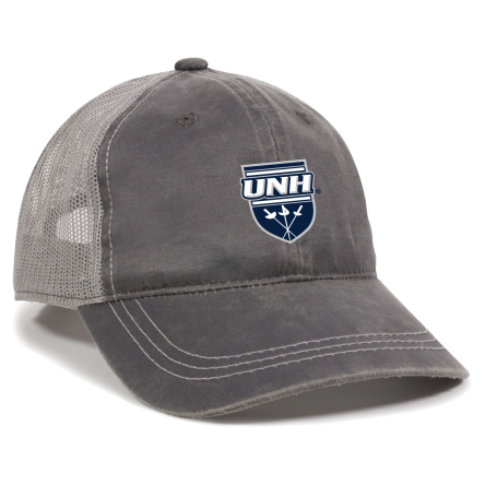 Charcoal/Grey Weathered Trucker Cap