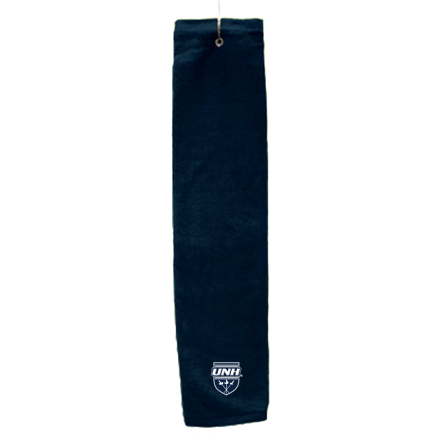 Navy Deluxe Golf Towel with Hook