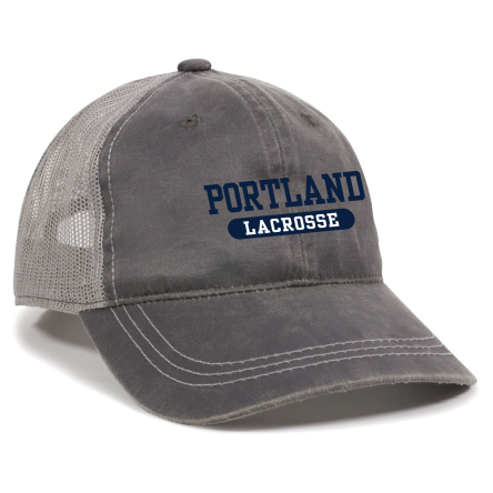 Charcoal/Grey Weathered Trucker Cap