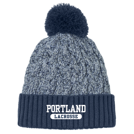 New Era Marled Knit Pom Beanie