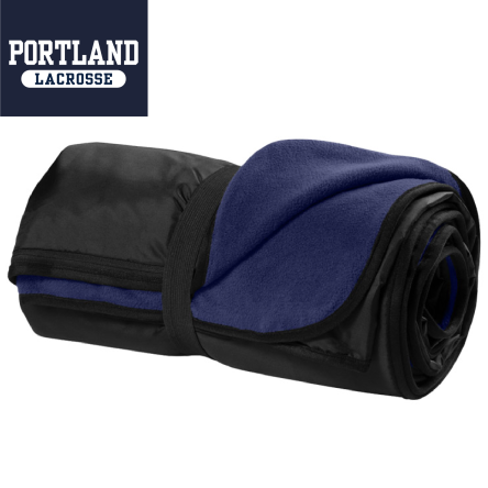 Classic Navy Fleece Travel Blanket