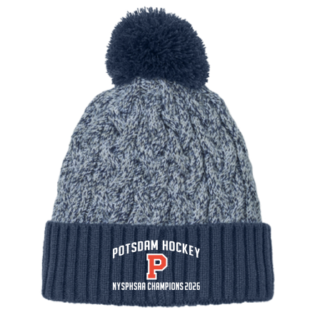 New Era Marled Knit Pom Beanie