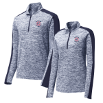 Electric Heather Colorblock 1/4 Zip Pullover