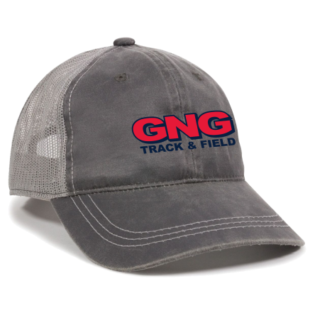 Charcoal/Grey Weathered Trucker Cap