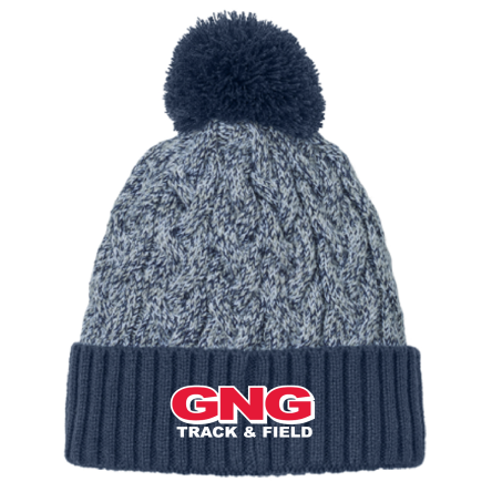 New Era Marled Knit Pom Beanie
