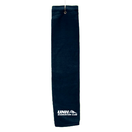 Navy Deluxe Golf Towel with Hook