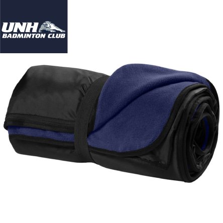 Classic Navy Fleece Travel Blanket
