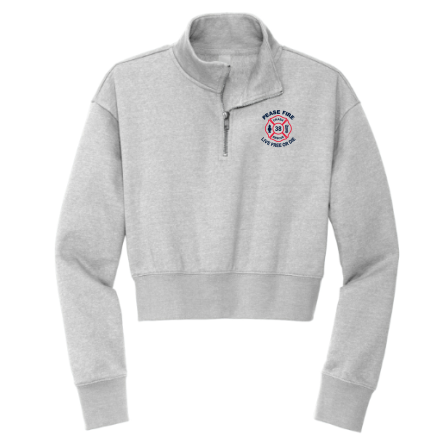Women's Cropped Fleece 1/2 Zip