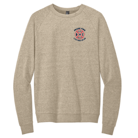 Ultra Soft Tri-Blend Fleece Crewneck Sweatshirt
