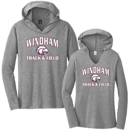 Tri-Blend Long Sleeve Hooded Tee