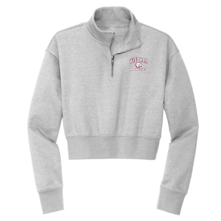 Women's Cropped Fleece 1/2 Zip