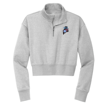 Women's Cropped Fleece 1/2 Zip