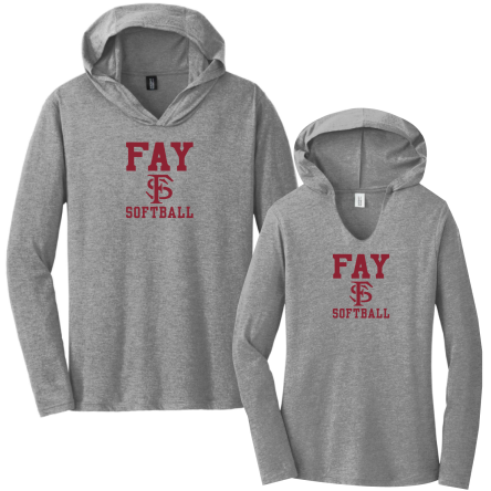 Tri-Blend Long Sleeve Hooded Tee