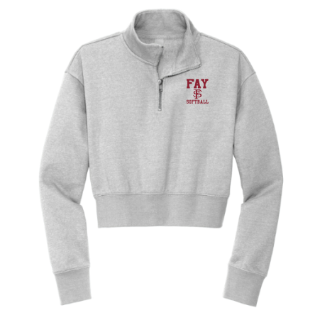 Women's Cropped Fleece 1/2 Zip