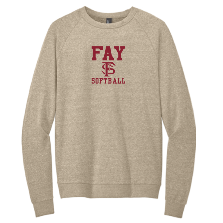 Ultra Soft Tri-Blend Fleece Crewneck Sweatshirt