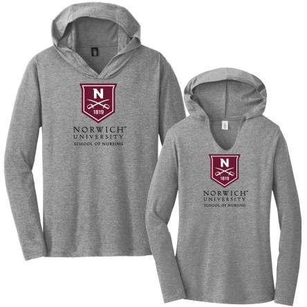 Tri-Blend Long Sleeve Hooded Tee