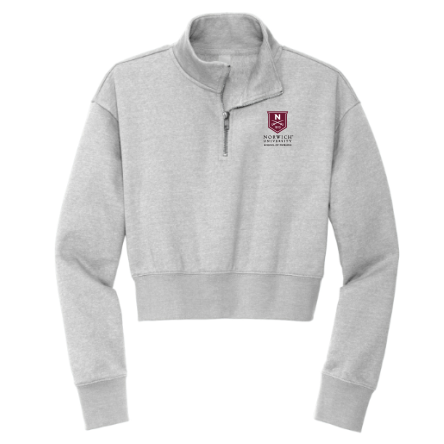 Women's Cropped Fleece 1/2 Zip