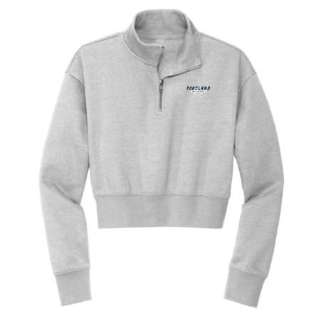 Women's Cropped Fleece 1/2 Zip