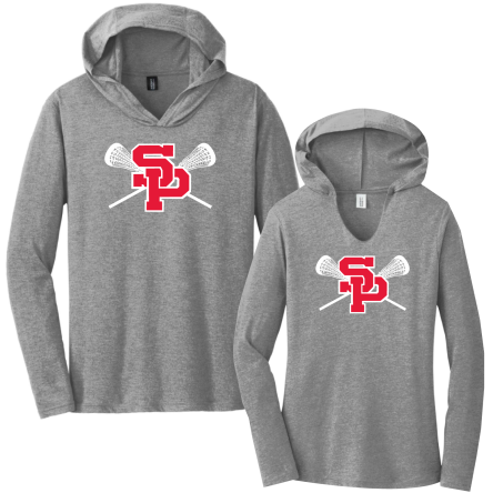 Tri-Blend Long Sleeve Hooded Tee