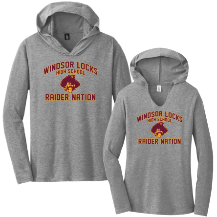 Tri-Blend Long Sleeve Hooded Tee