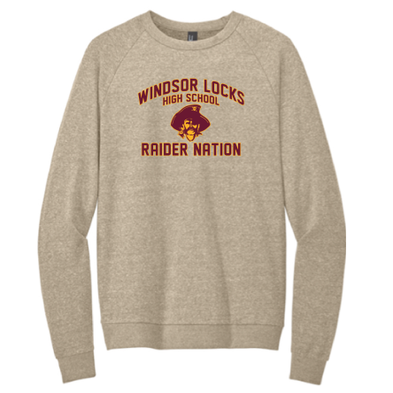 Ultra Soft Tri-Blend Fleece Crewneck Sweatshirt