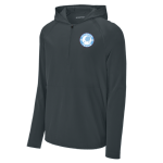 Classic 1/2 Zip Long Sleeve Hooded Jacket