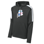 Striped Sleeve Performance Hoody