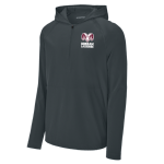 Classic 1/2 Zip Long Sleeve Hooded Jacket