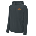 Classic 1/2 Zip Long Sleeve Hooded Jacket