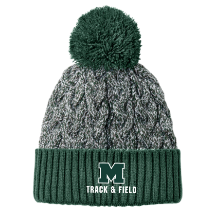 New Era Marled Knit Pom Beanie