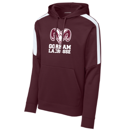 Striped Sleeve Performance Hoody