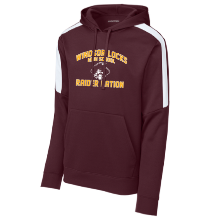 Striped Sleeve Performance Hoody