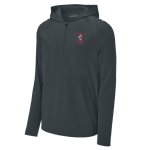 Classic 1/2 Zip Long Sleeve Hooded Jacket