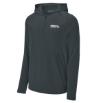 Classic 1/2 Zip Long Sleeve Hooded Jacket