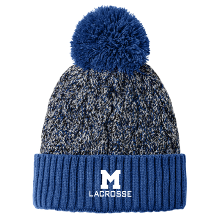 New Era Marled Knit Pom Beanie