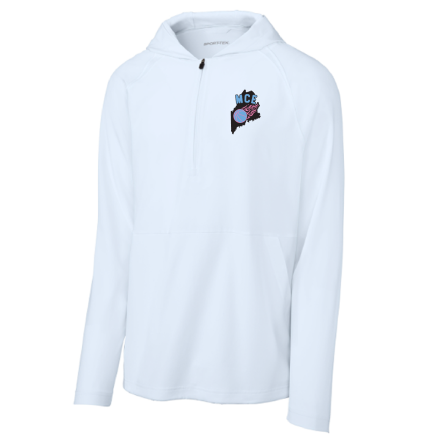 Classic 1/2 Zip Long Sleeve Hooded Jacket