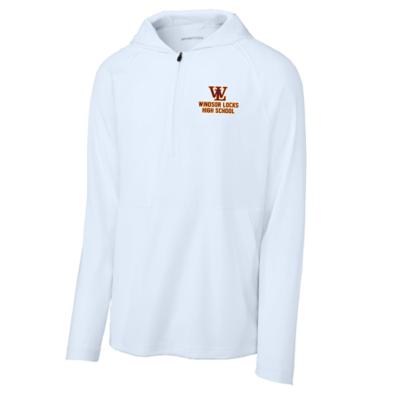 Classic 1/2 Zip Long Sleeve Hooded Jacket