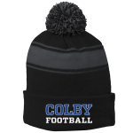 Striped Pom Beanie
