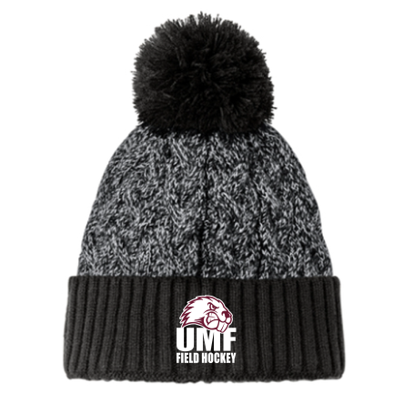 New Era Marled Knit Pom Beanie