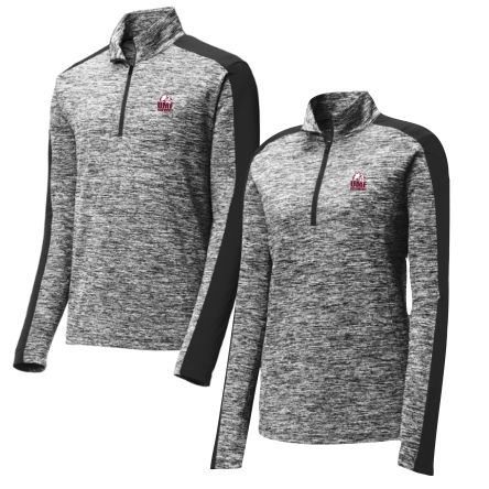 Electric Heather Colorblock 1/4 Zip Pullover